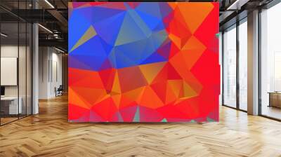 Light luxury Gold vector polygon abstract layout , Low Poly Background . vector blurry triangle texture. Brand new colorful illustration in with gradient. Brand new style for your business design. Wall mural