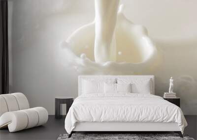 milk splash Wall mural