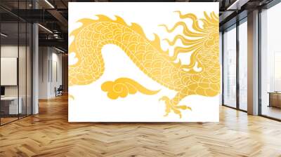 Chinese Dragon vector illustration suitable for Chinese New Year Wall mural