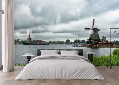 Zaanse schans, Netherlands Wall mural