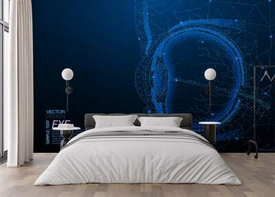 Human eye anatomy Wall mural