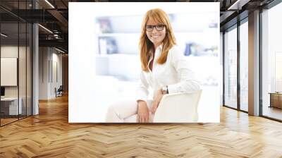 Business woman portrait Wall mural