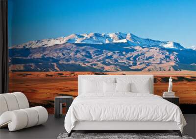 mountain landscape in the north of africa, morocco Wall mural