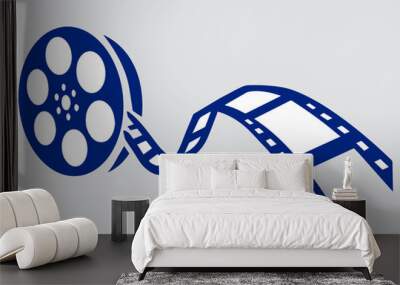 reel, film reel, movie media web icon designs Wall mural