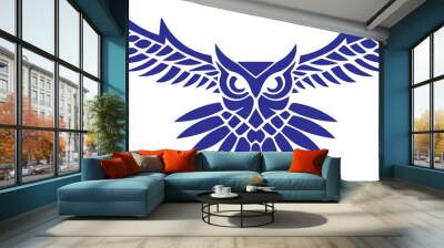 
vector colorful owl design Wall mural