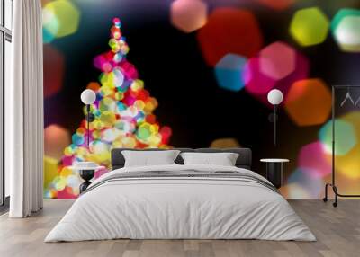 christmas background Wall mural