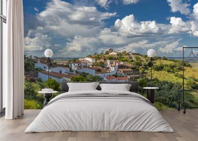 portugal , the district of evora . the green village of monsaraz Wall mural