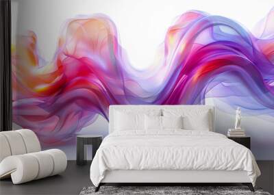 holo abstract 3d shape Wall mural