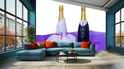 wedding decoration for champagne Wall mural