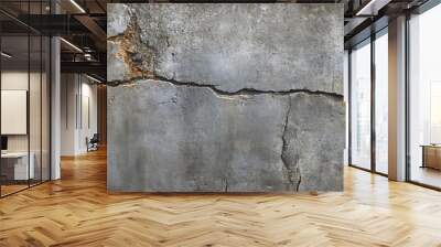 Cracked metal surface  Wall mural