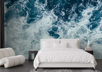 Crazy powerful swirly water in puget sound Wall mural