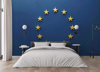 european union flag, Europe Day, Poster,Design. Wall mural