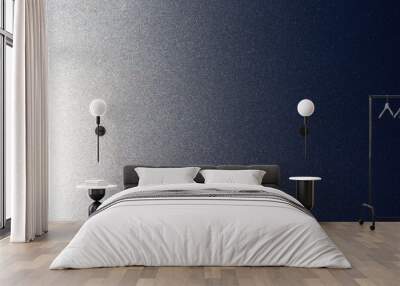 Shimmers on surface of metallic gray lacquered and polished metal background Wall mural