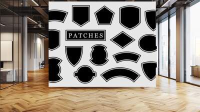 Military patch, biker patch Wall mural