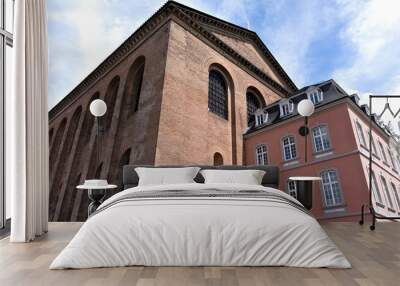 The Basilica of Constantine or Aula Palatina, in Trier, Germany. The basilica was built in the 4th century. Wall mural