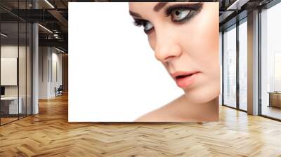 Beauty Woman face Wall mural