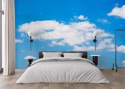 clouds in the sky. blue sky. Wall mural