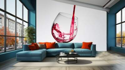 glass of red wine Wall mural