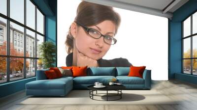 the business woman Wall mural