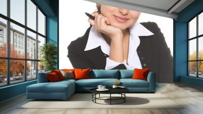 the business woman Wall mural