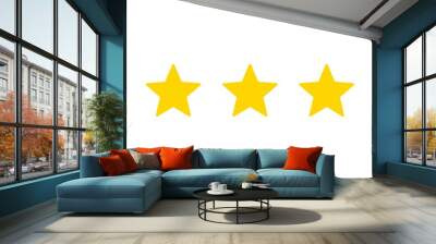 Five stars customer product rating review Wall mural