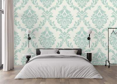 Vector seamless damask pattern Wall mural