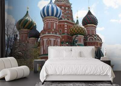 red square Wall mural