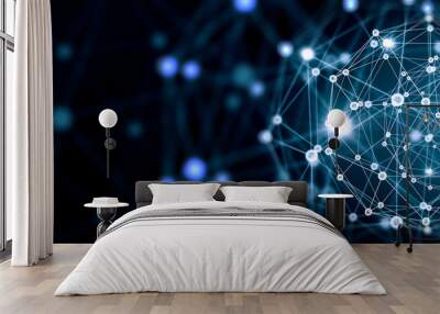 abstract technology background Wall mural