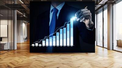 Average sales report Wall mural