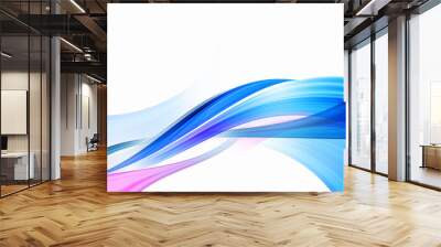 blue background Wall mural