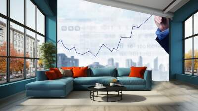 Business growth Wall mural