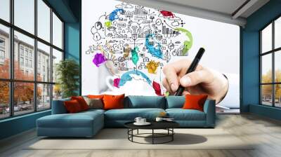 Business ideas Wall mural