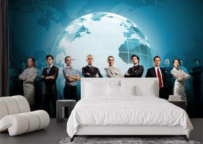 Business teamwork Wall mural