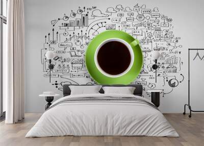 Coffee time Wall mural