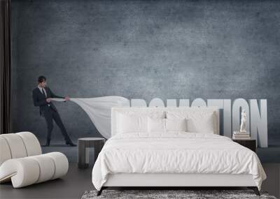 Corporate Income illustration Wall mural