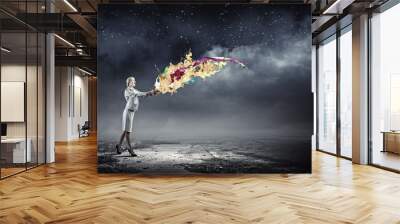 Creative concept Wall mural