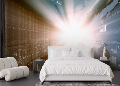 Digital background image Wall mural