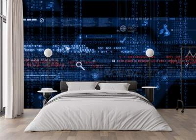 Digital background Wall mural