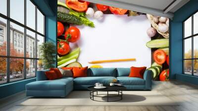 Fresh vegetables Wall mural