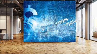 Global business Wall mural