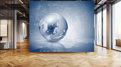 Globalization concept Wall mural