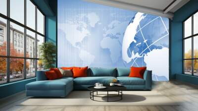 Globalization concept Wall mural