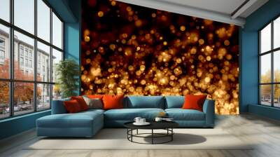 Gold abstract light background Wall mural