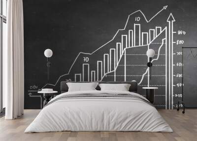 Ideas for financial growth Wall mural