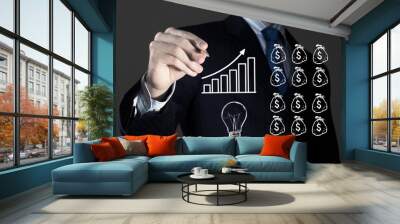 Income secrets Wall mural