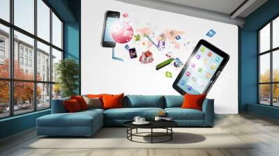 Modern communication technology Wall mural