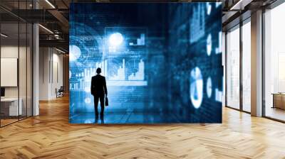 Modern technologies in business Wall mural