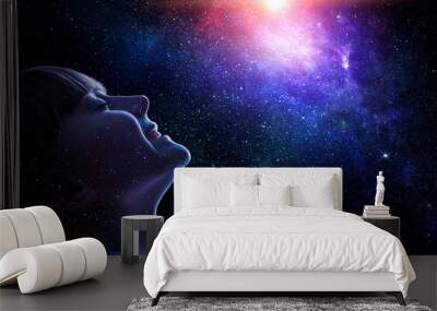 Mystery of space world Wall mural