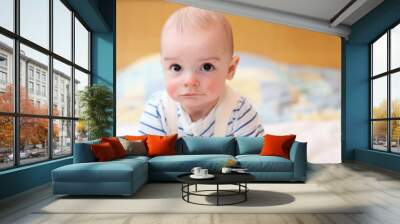 portrait of little baby Wall mural