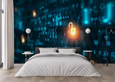 Privacy safety concept Wall mural